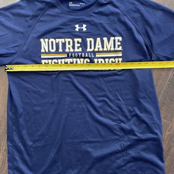 UNDER ARMOUR Notre Dame Fighting Irish Navy Blue Performance Size Large - Picture 6 of 6